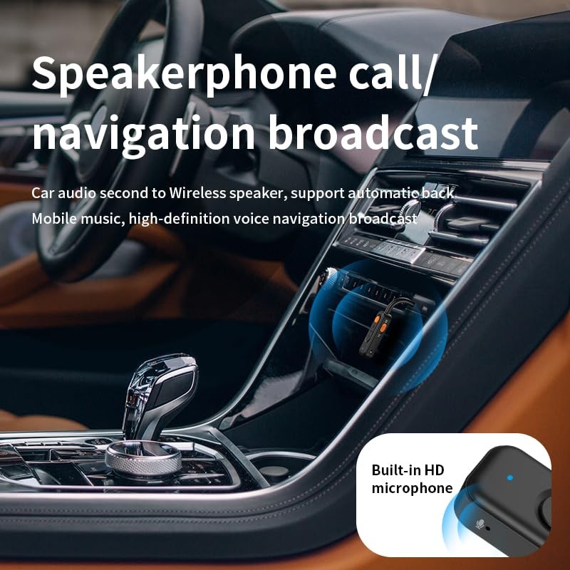 Bluetooth 5.4 Transmitter and Receiver,2-in-1 Wireless Adapter,Bluetooth Audi...