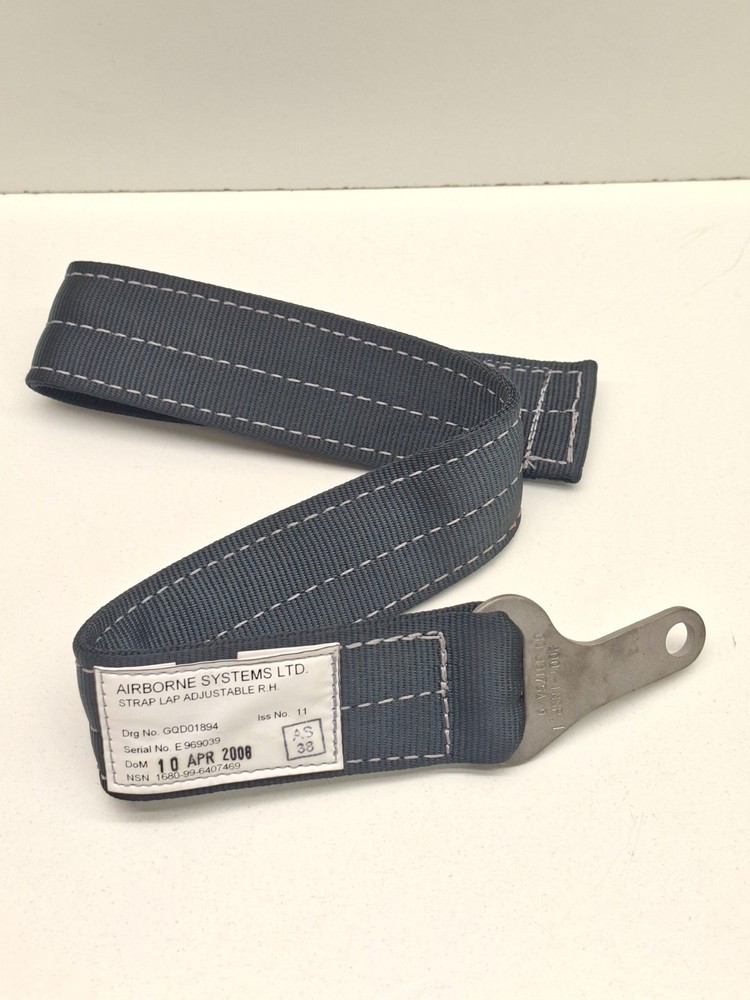 Airborne Systems Ltd. Strap Lap Adjustable R.H. RAF NOS Dated 2008
