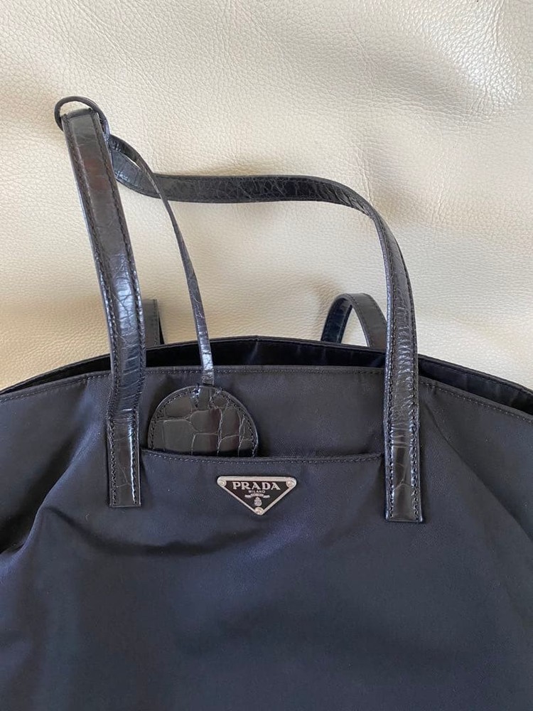 PRADA black shoulder bag From Japan Prada