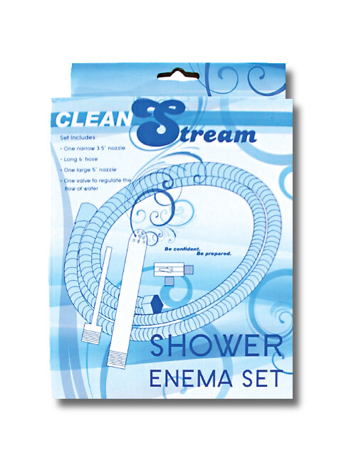 CLEANSTREAM SHOWER ENEMA DOUCHE SET PERSONAL CLEANSING KIT SYSTEM