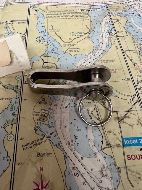 C Sherman Johnson #12-122 Rigging Toggle 3/8" Pin.