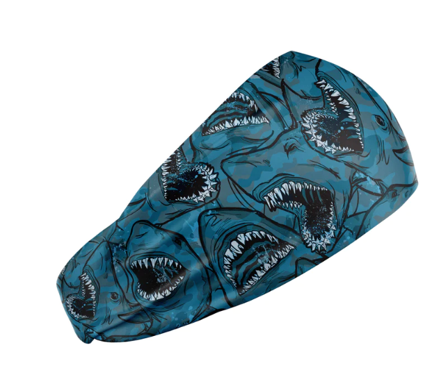Spacefish Army Scuba Headband - Shark Camo