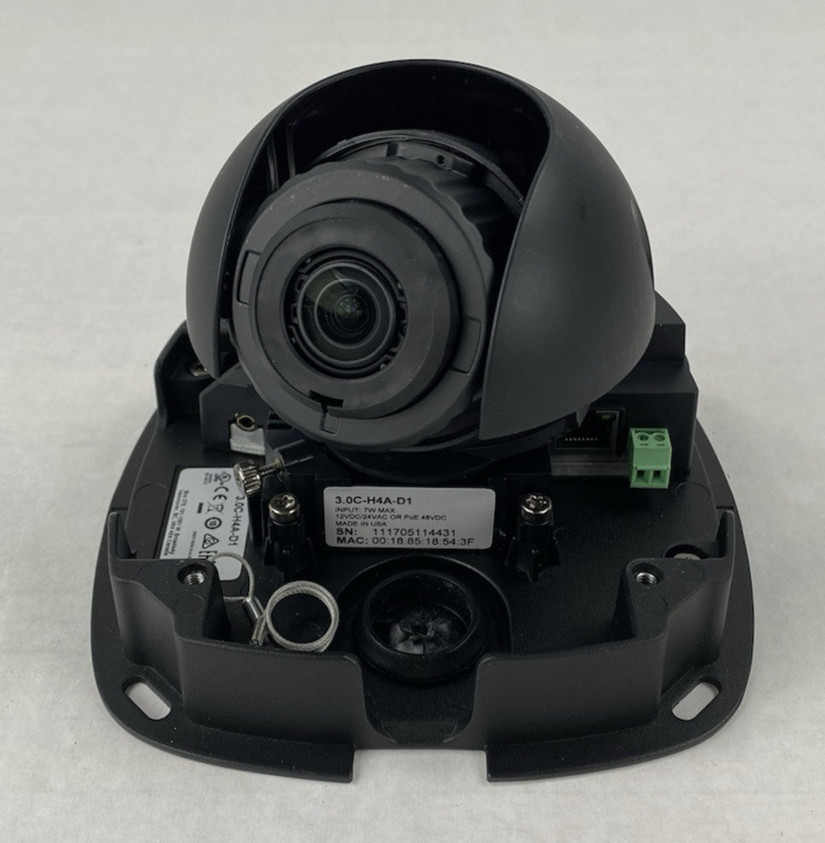 Avigilon 3.0C-H4A-D1 Dome Camera Untested