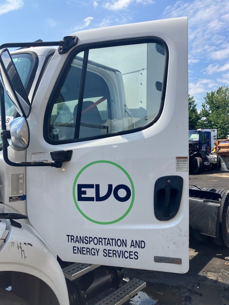 2013 FREIGHTLINER M2 LEFT HAND DOOR WHITE, ELECTRIC