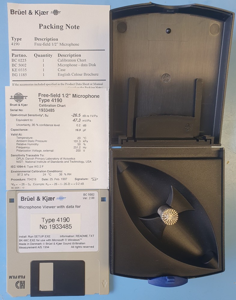 B&K microphone cartridge 4190