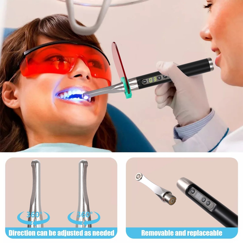 Dental iLed Max 1 Second Curing Light LED Curing Lamp 2500mw/cm² 10W 1S 1 Sec