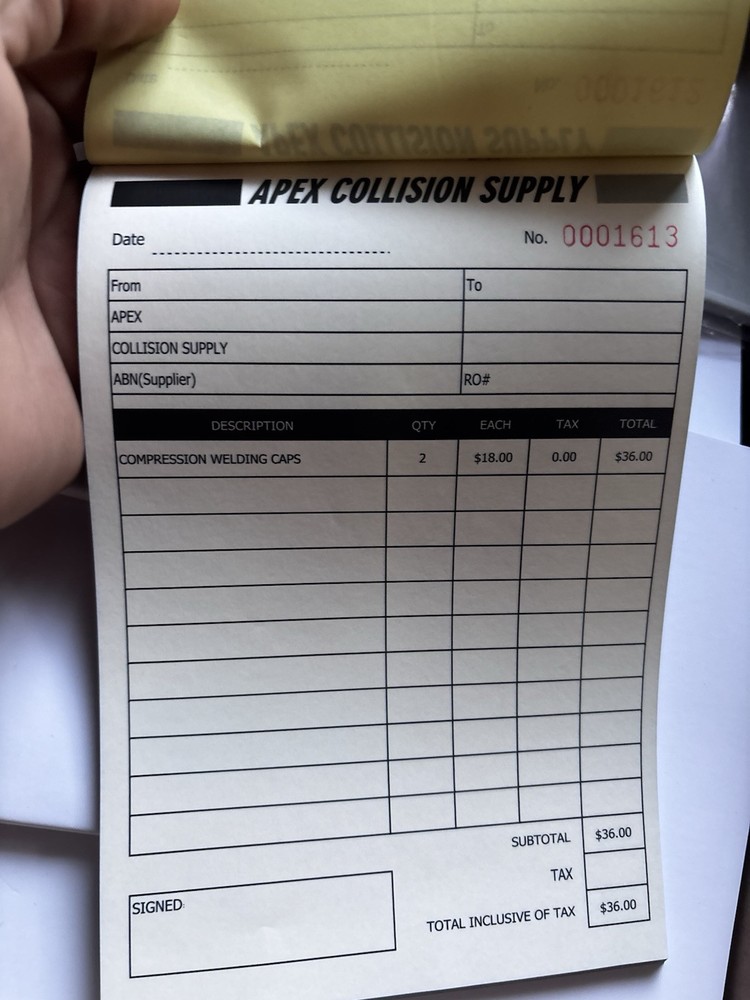 Car-o-liner Compression Welding Caps CTR9