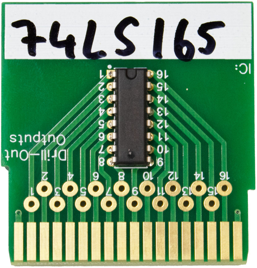 Test Reference IC Card (16/14-Pin) for HP 10529A Logic Comparator
