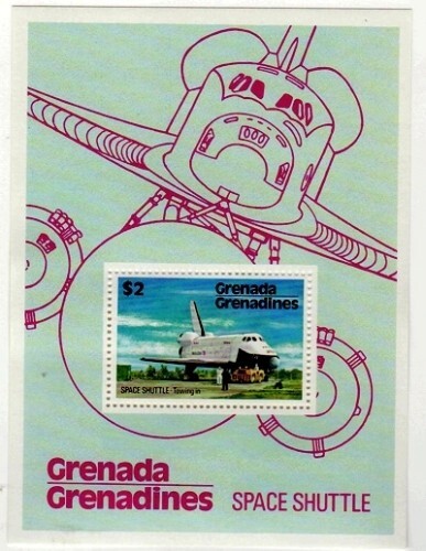 Grenadines 1978 - Space Shuttle - Souvenir Stamp Sheet - Scott #255 - MNH