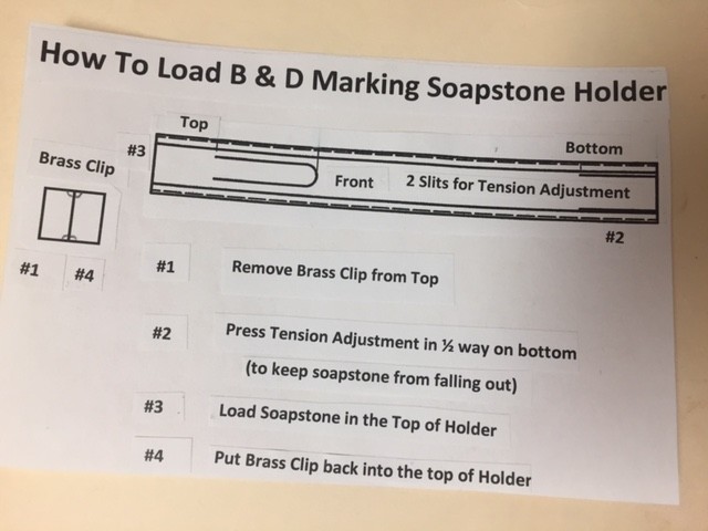 10 Brass Soapstone holders (Universal) for Thin & Medium (BH-10)