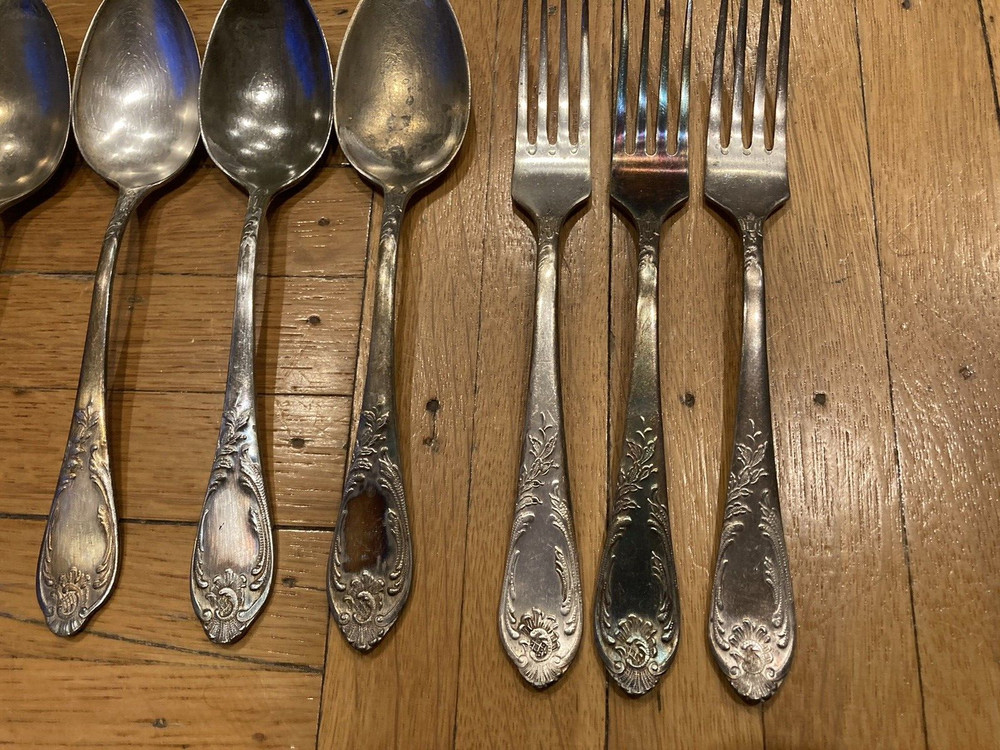 Vintage Soviet Melchior Spoons and Forks