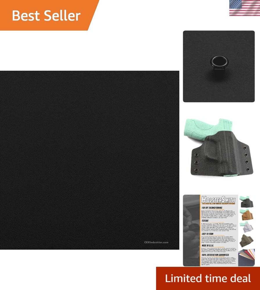 12x12 P1 Texture Kydex Sheet - Lightweight Thermoform Material for DIY Projects