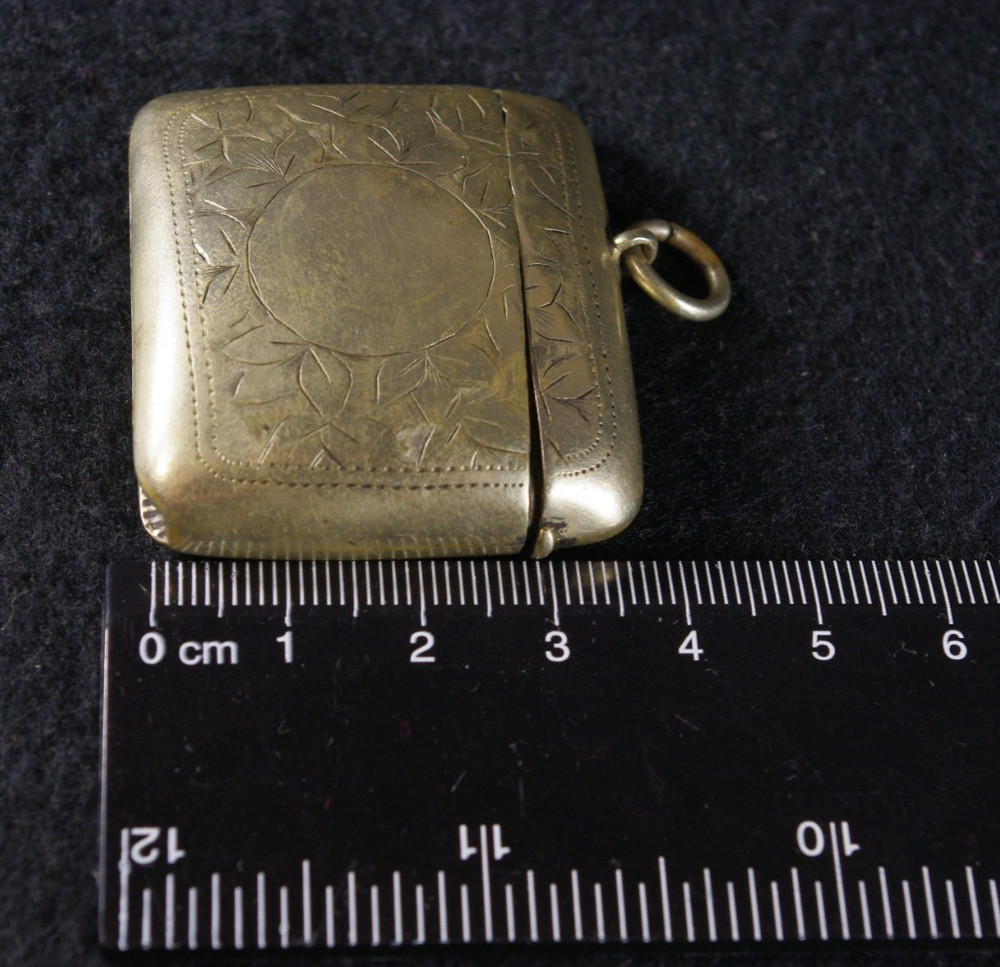 Antique Matchbox Case Rare (№09)