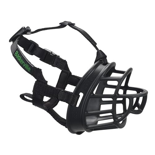 Humane Adjustable Dog Muzzle - Breathable, Padded, Prevents Biting & Scavenging,