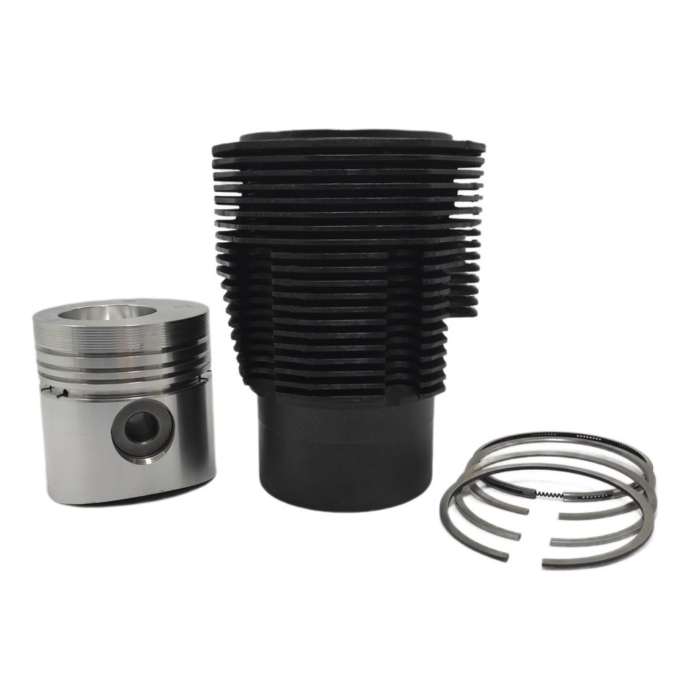 SET (PISTON + PISTON RING SET + CYLINDER BARREL - DIAMETER: 105.00 mm): Com