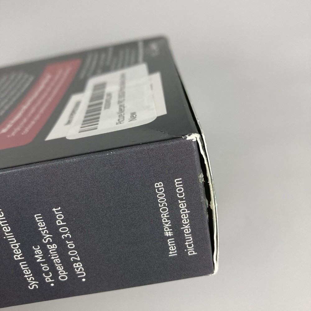 Picture Keeper Pro 500GB External USB Backup Storage Drive