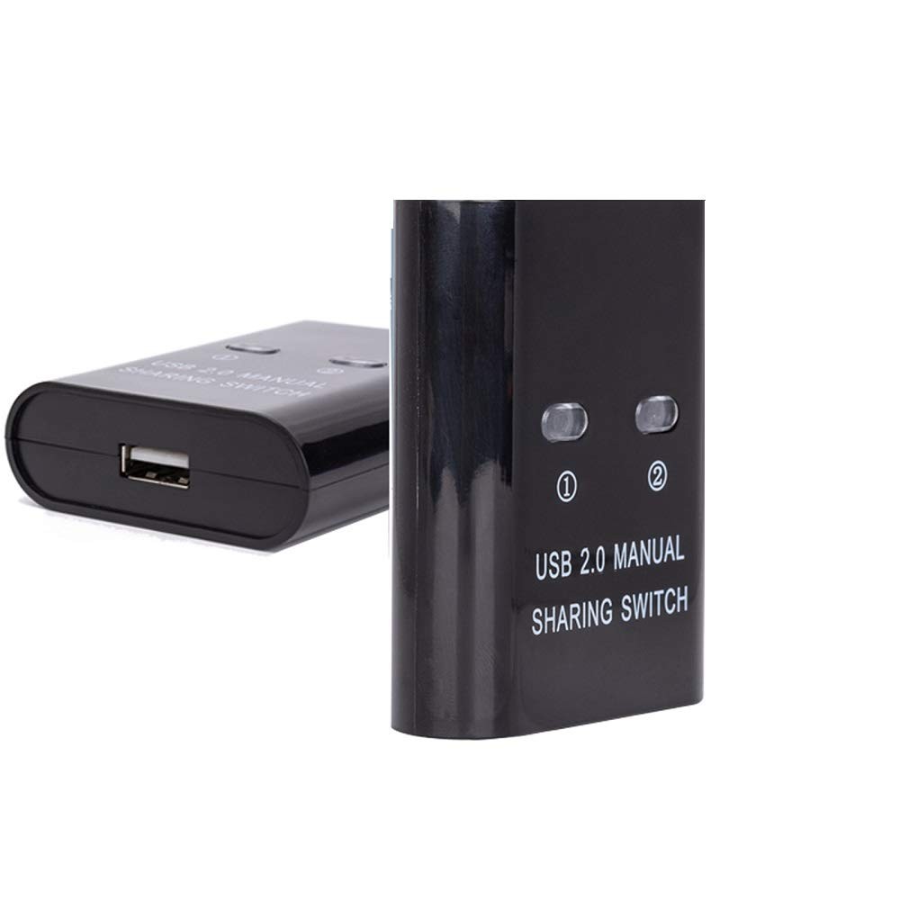 1Printer Sharing Switch Manual Switcher Adapter 2 Computer Share 1 Printer Sc...