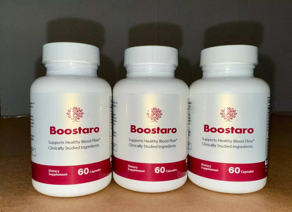 (3 PACK) Boostaro Capsules, Boostaro Male Pills, Boostaro Supplement 60caps