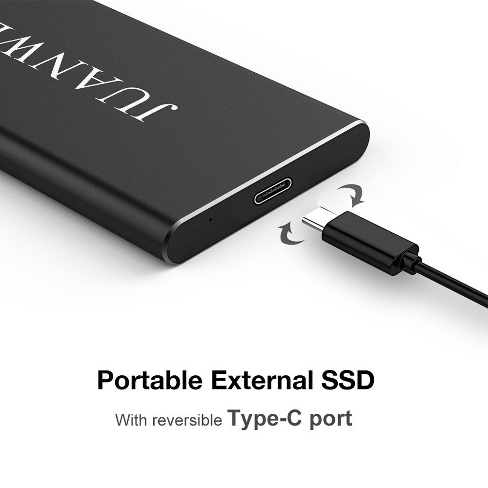 KOOTION External SSD Hard Drive 120GB SSD Type C/Type A Solid State Flash Drive