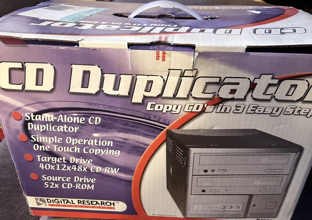 New Digital Research CD Duplicator D4052DEU. CD-R CD-RW