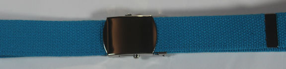 NEW ADJUSTABLE 52" INCH ASSORTED CANVAS GOLF WEB UNIFORM BELT CHROME BUCKLE