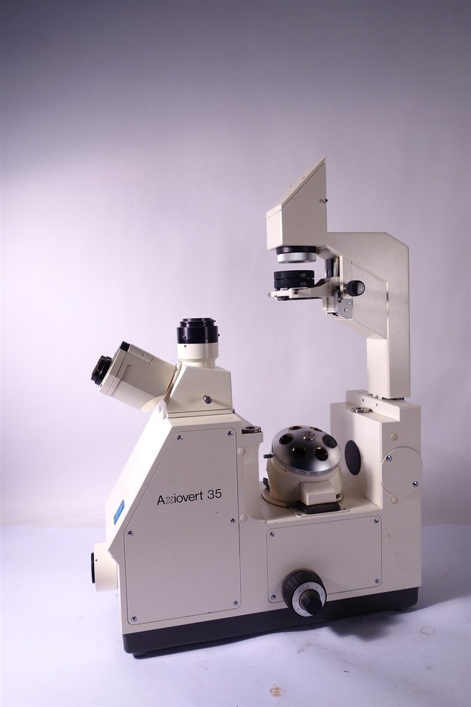 Zeiss Axiovert 35 Microscope / Binocular Head - Excellent Working
