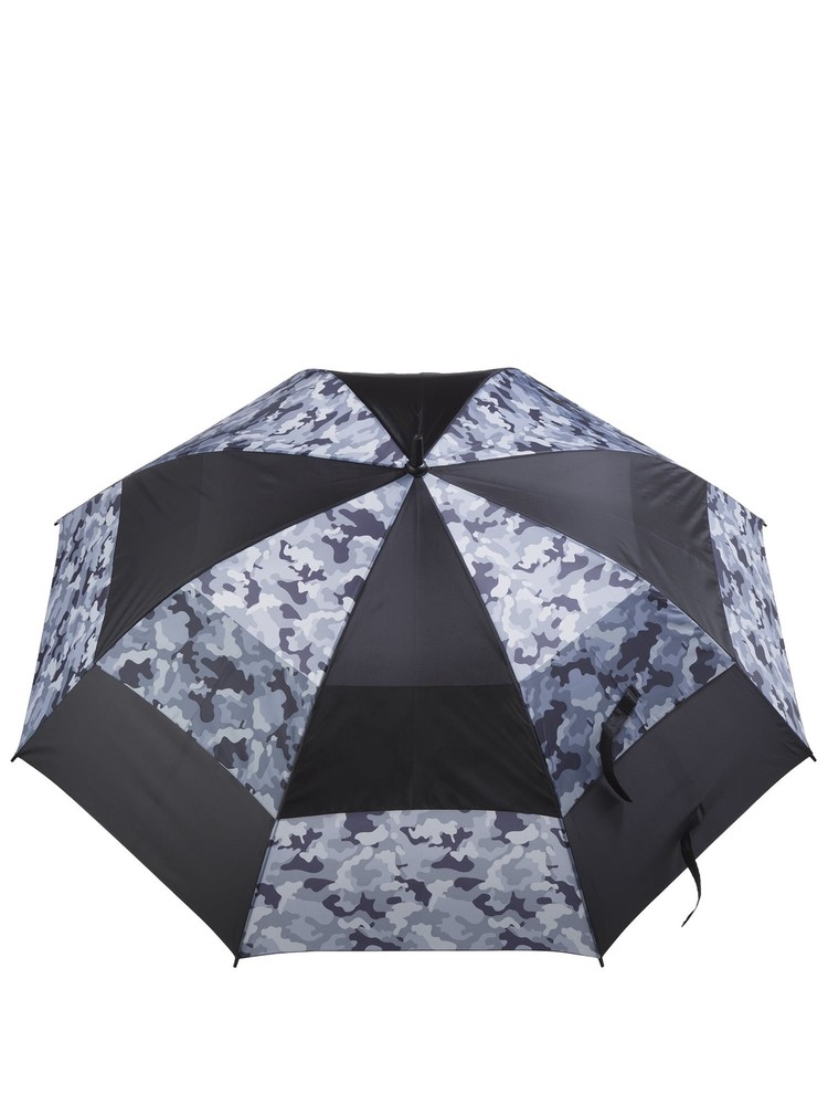 Totes Recycled Canopy Vented One-Touch Auto Open Golf Rain Umbrella