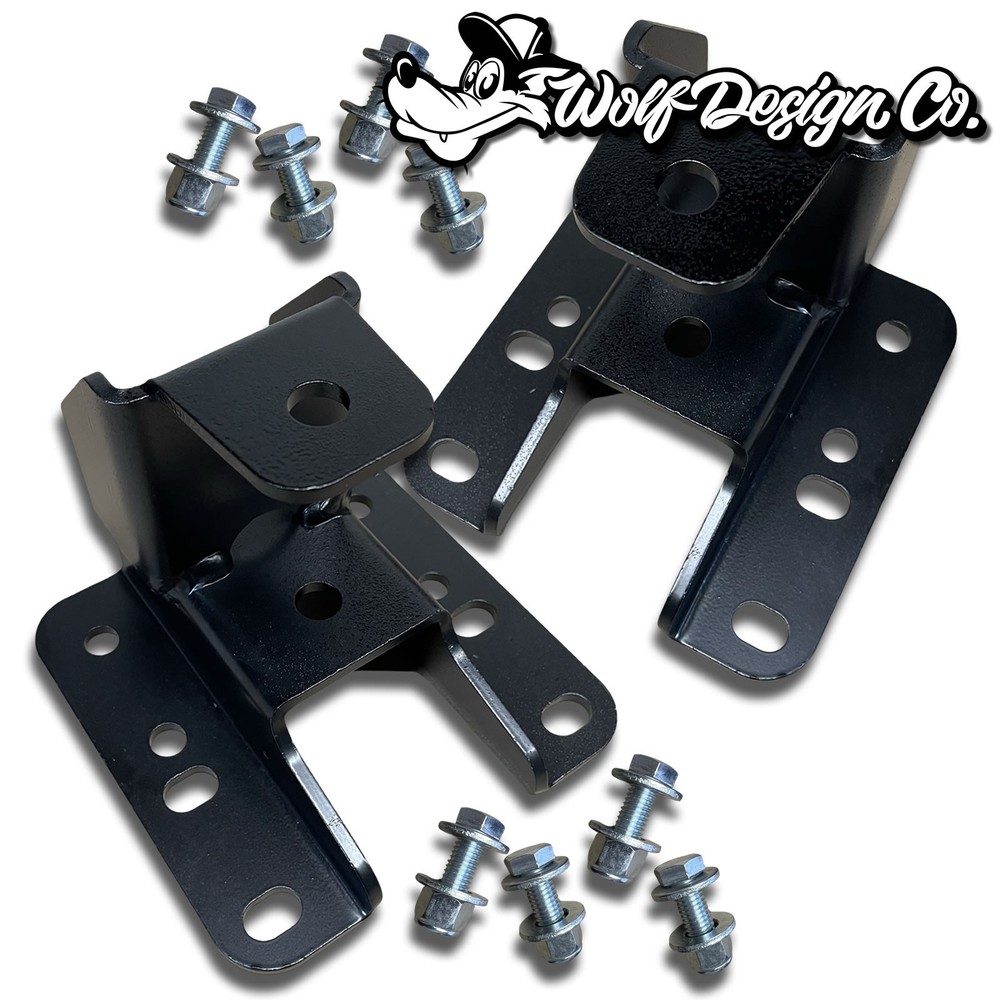 2007-2018 Silverado Sierra 2" Lift Leaf Spring Hangers