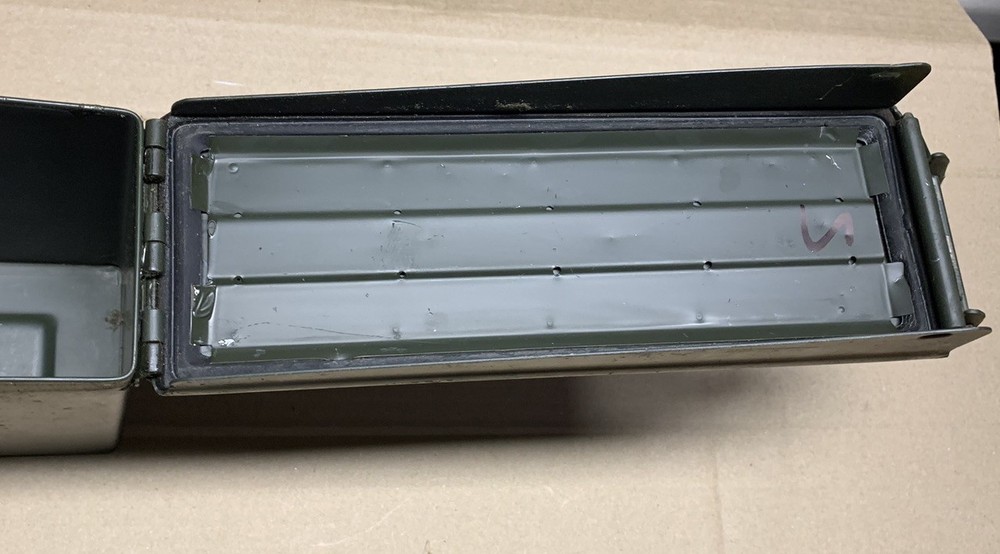 US Military .30 Cal 7.62 Ammo Box Can