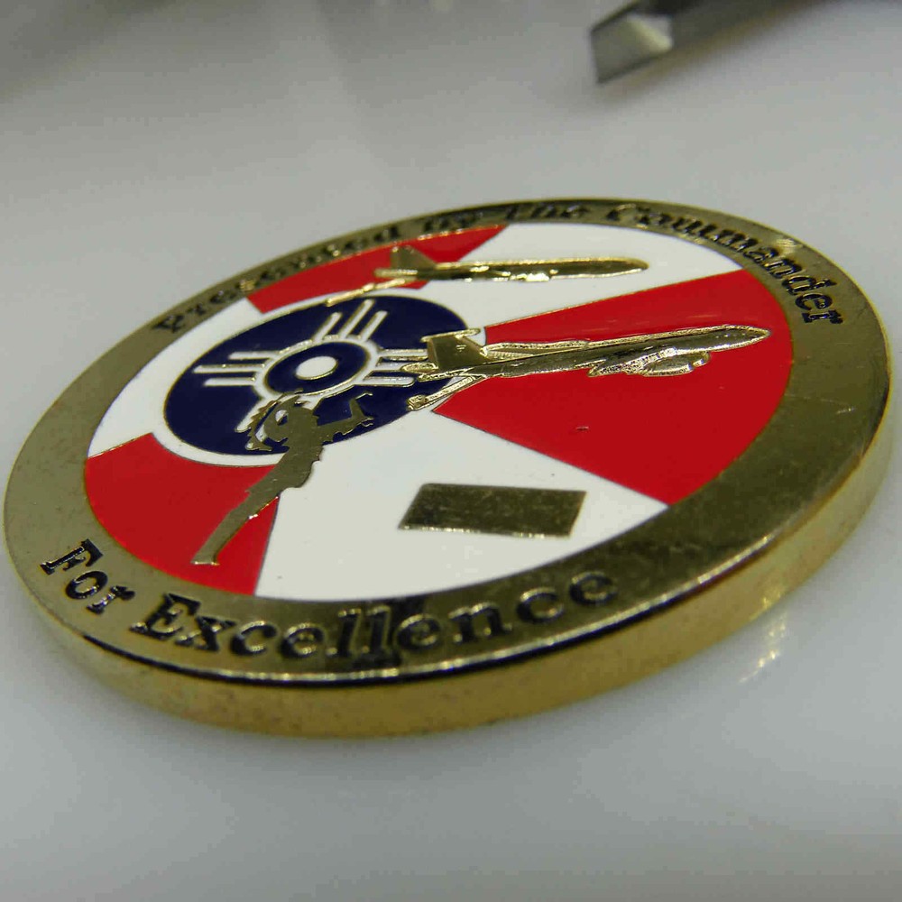 22D OPERATIONS SUPPORT SQUADRON COMMANDER CHALLENGE COIN