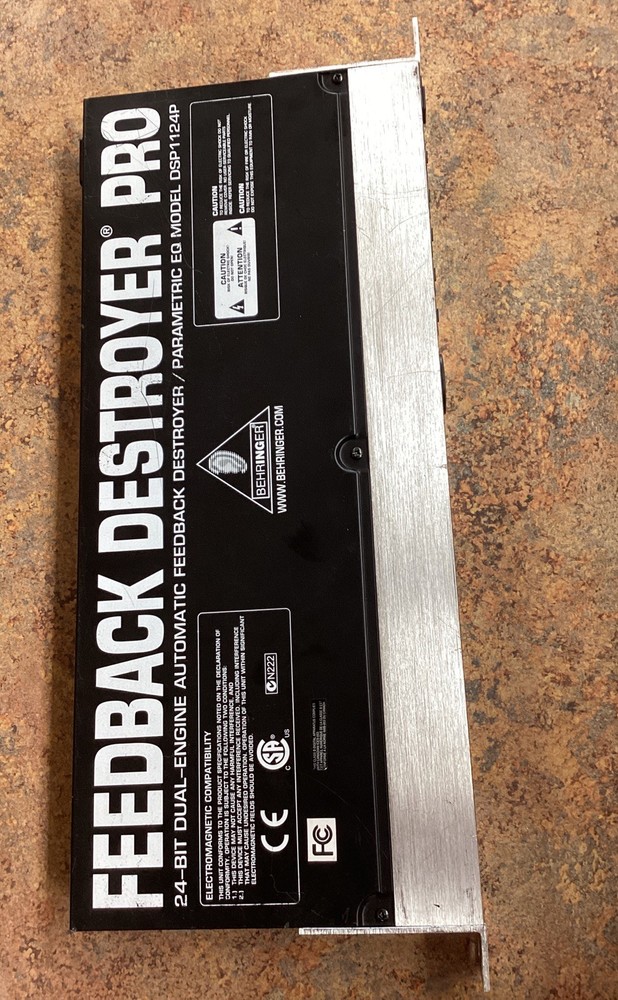 Behringer Feedback Destroyer Pro Model DSP 1124P