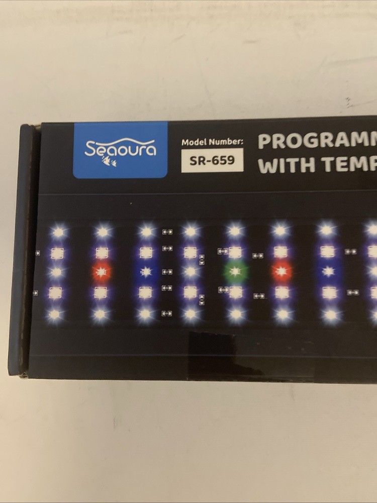 SEAOURA SR-659 Programmable Aquarium Light w/ Temperature Detector