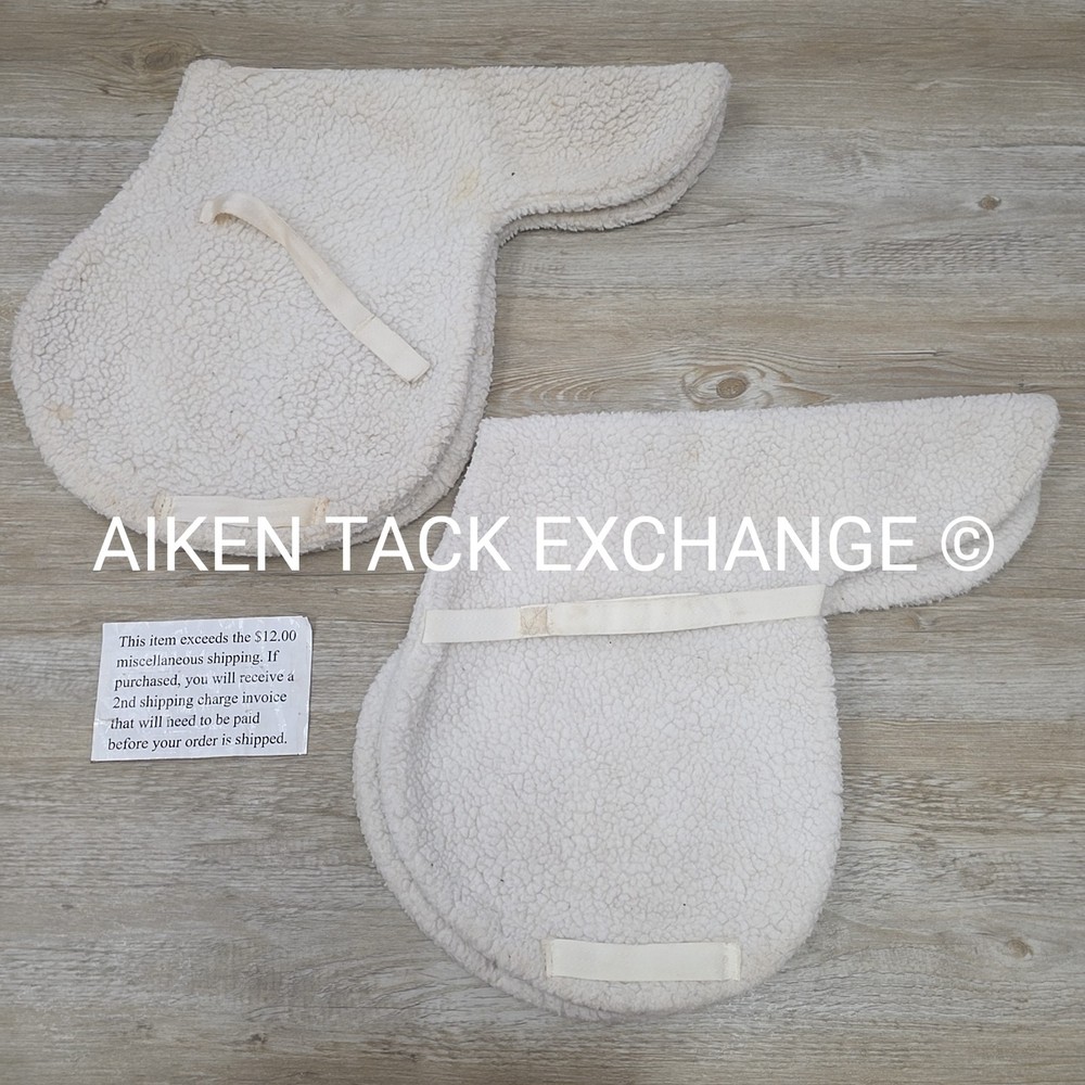 BARGAIN BUNDLE: 2 Jack's Fleece Contour Saddle Pads (Read Description)