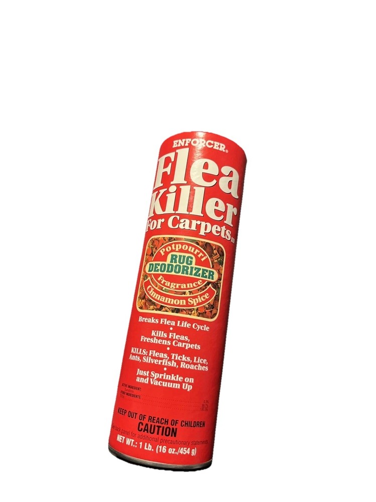 Enforcer Flea Killer For Carpets Rug, Deodorizer Cinnamon Spice