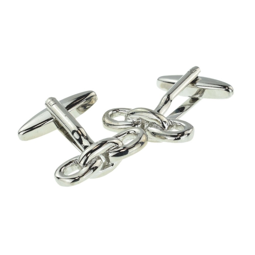 Chain Links Design Cufflinks Presented in a Box  X2AJ274