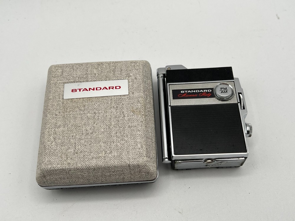 Vintage Standard Micronic Ruby SR-Q460F AM FM Transistor Radio UNTESTED *READ*