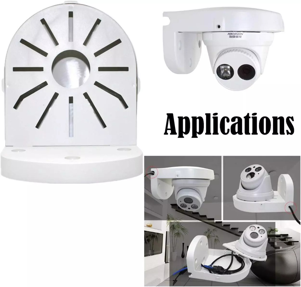 L-Shape Dome Camera Bracket,Universal Wall Ceiling Mount Bracket for Security CC