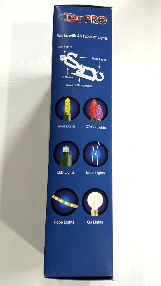 Titan Pro 100 CT Commercial Multi Directional Gutter/Shingle Light String Clips