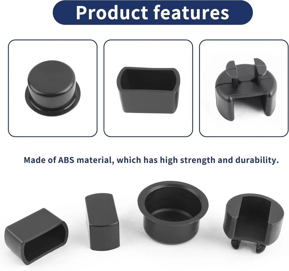 4PCS Tailgate Bushing Kit for Car Hinges Pivot, OEM#55274936AC, 3 Specs Accessor