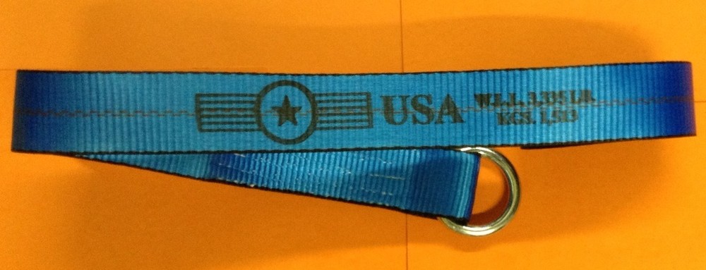 10 FT Lasso Strap Wheel Lift Tie Down BLUE
