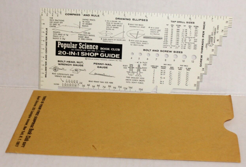 1966 Popular Science 20 In 1 Shop Guide