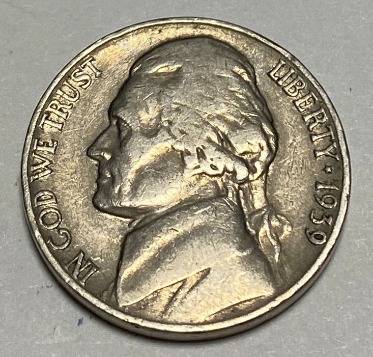 1939  Jefferson Nickel