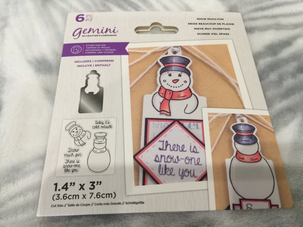 Gemini Character Front & Back Gift Tags Collection Bundle Crafters Companion