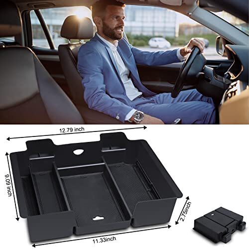 Center Console Organizer Compatible with 2019-2022 GMC Sierra/Chevy