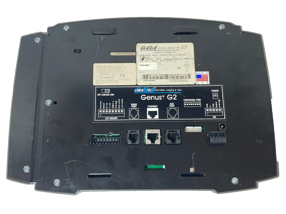 CONTROL MODULE INC GENUS G2 TIMECLOCK (MK II, DLX, NO, BC)