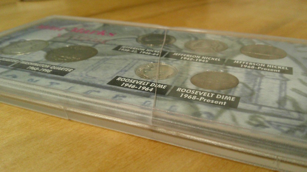 Shifting Mint Marks Coin Collection **Cracked Case**