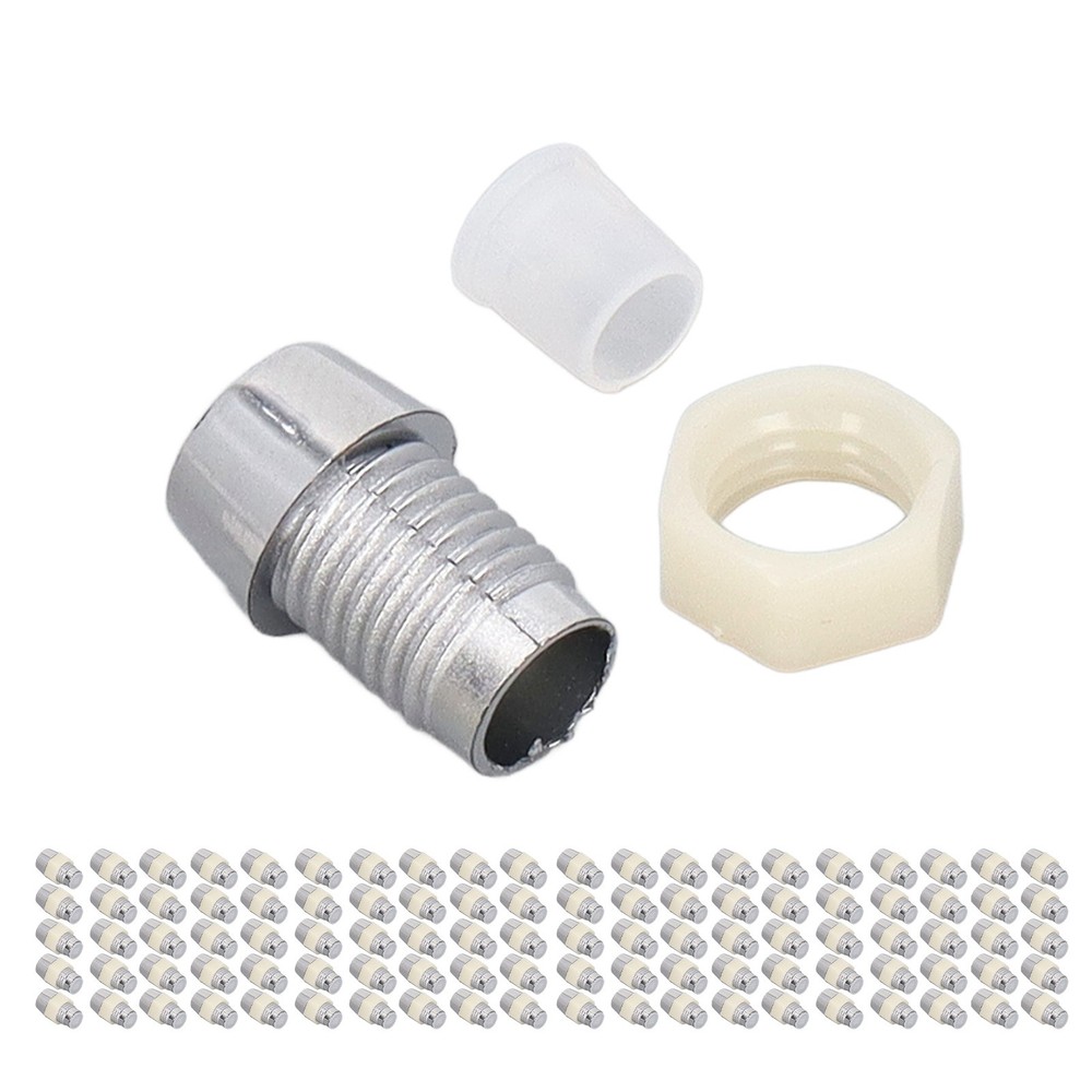 100 Set LED Holder 5mm Plastic Light Emitting Diode Panel Mount Clip Repair Tool