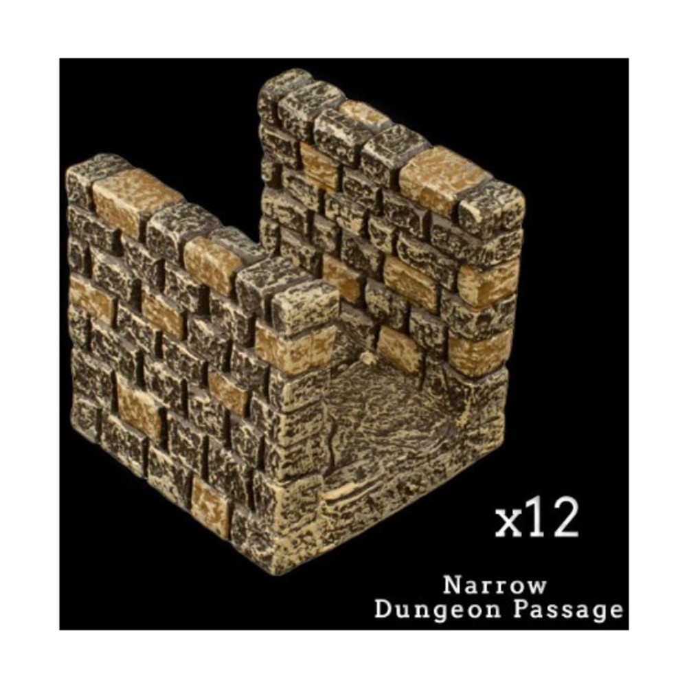 Dwarven Forge Dwarvenite Painted Wall Foundations Add-On Pack NM