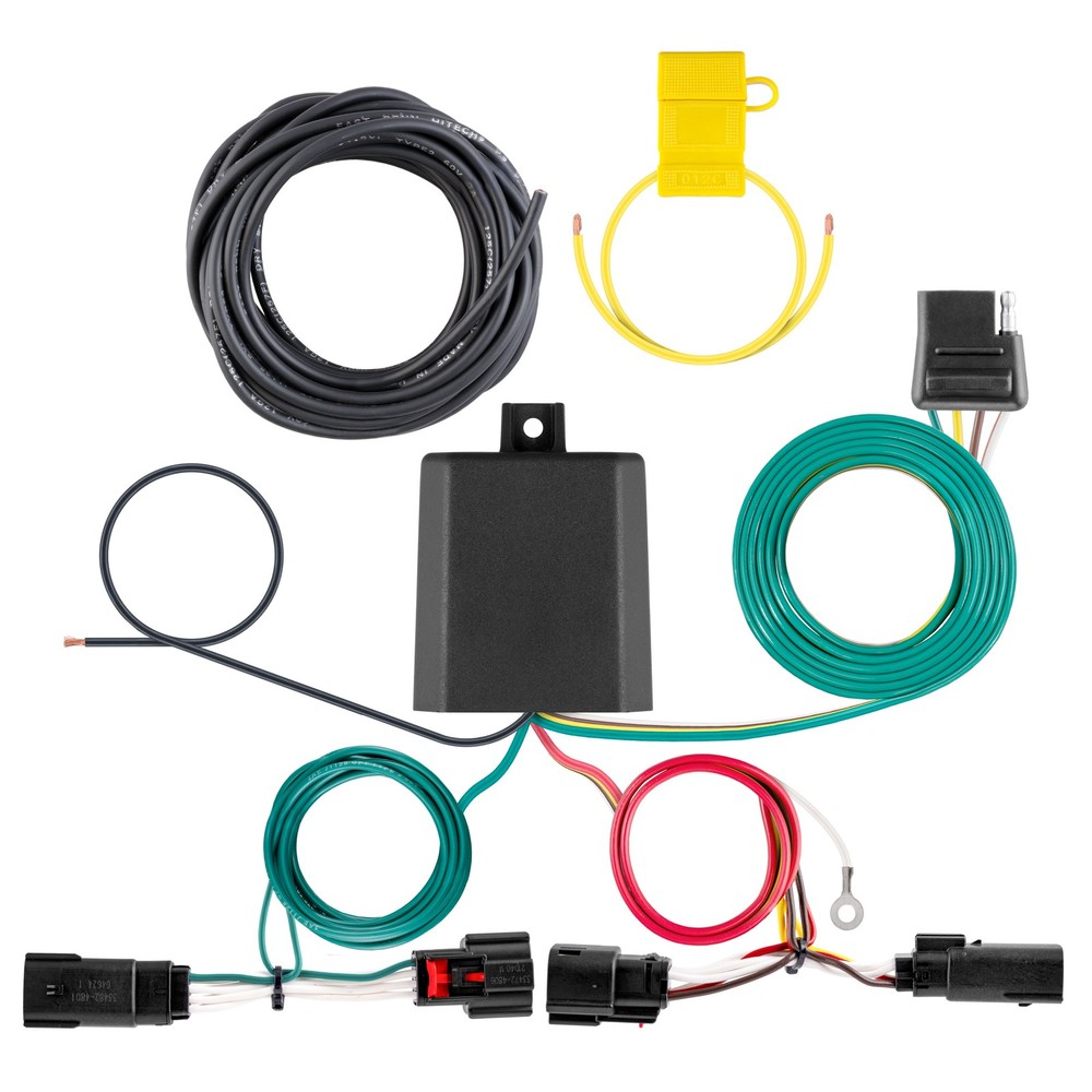 Trailer Wiring Harness Towing Lights CURT Plug & Play For 2021-26 Mustang Mach-E