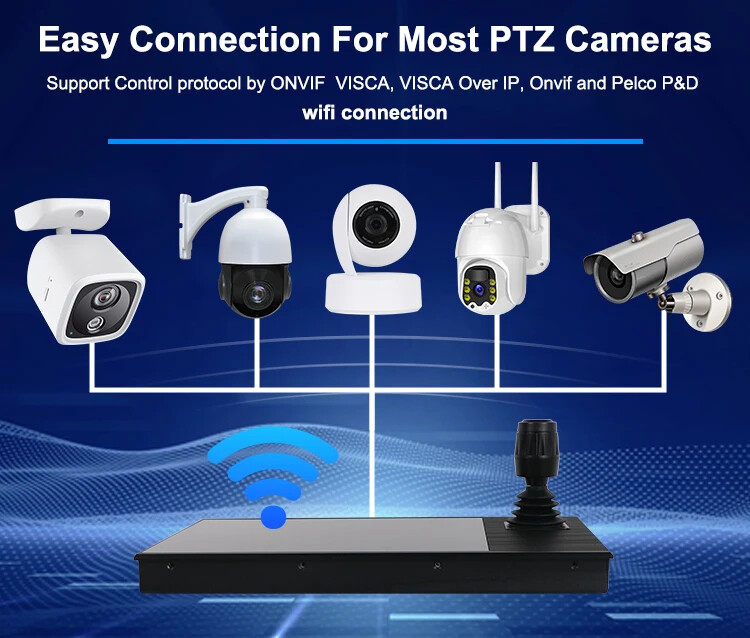 Smart Security System 10" Touch Screen Android Monitor System Joystick Control